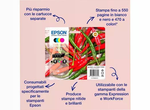 Cartucce di Inchiostro Chillies Ink Series