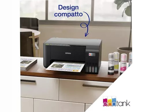 EcoTank ET-2864 stampante multifunzione A4 Wi-Fi con serbatoi di inchiostro, fino a 3 anni di inchiostro inclusi 100fogli 33ppm