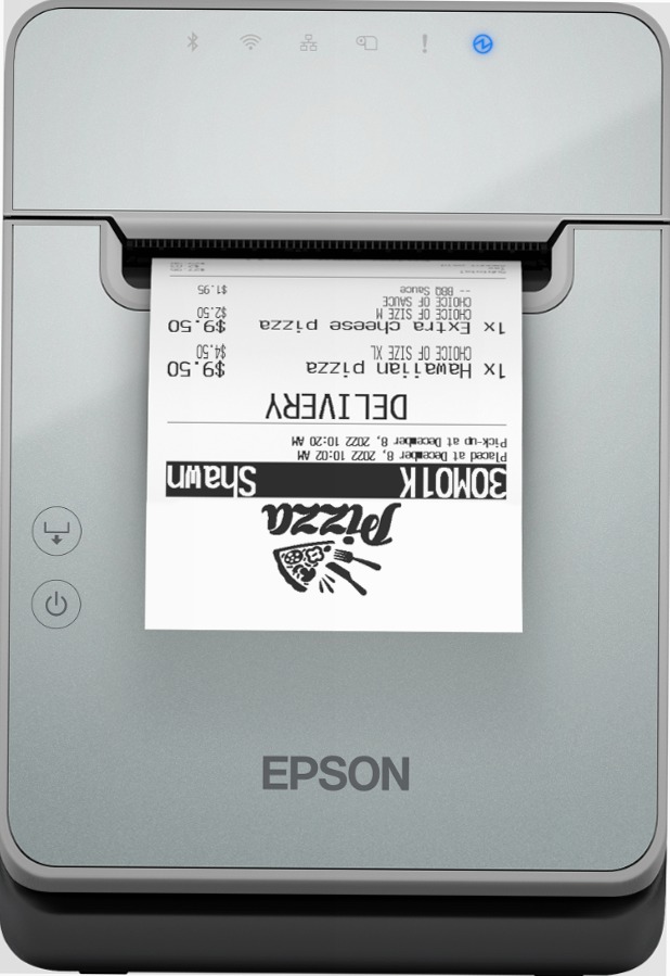Epson TM-L100 (121Z1): USB, Ethernet, Sync & Charge, Bluetooth, Linerfree, Extended Functions, PS, EU, Black