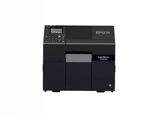 Stampante per etichette a inchiostro dye ColorWorks D6000, etichette con larghezza da 50 a 112 mm