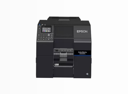 Stampante per etichette a inchiostro dye ColorWorks D6000, etichette con larghezza da 50 a 112 mm