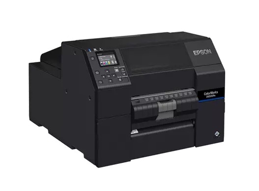 Stampante per etichette a inchiostro dye ColorWorks D6000, etichette con larghezza da 50 a 112 mm