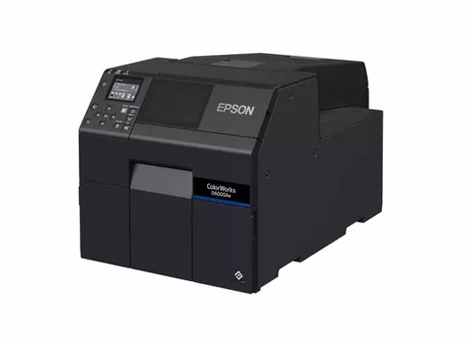 Stampante per etichette a inchiostro dye ColorWorks D6000, etichette con larghezza da 50 a 112 mm
