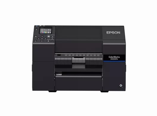 Stampante per etichette a inchiostro dye ColorWorks D6000, etichette con larghezza da 50 a 112 mm