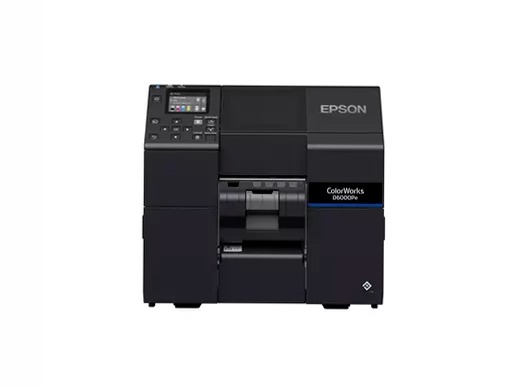 Stampante per etichette a inchiostro dye ColorWorks D6000, etichette con larghezza da 50 a 112 mm