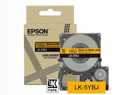 Matte Tape Yellow/Black 18mm (8m)