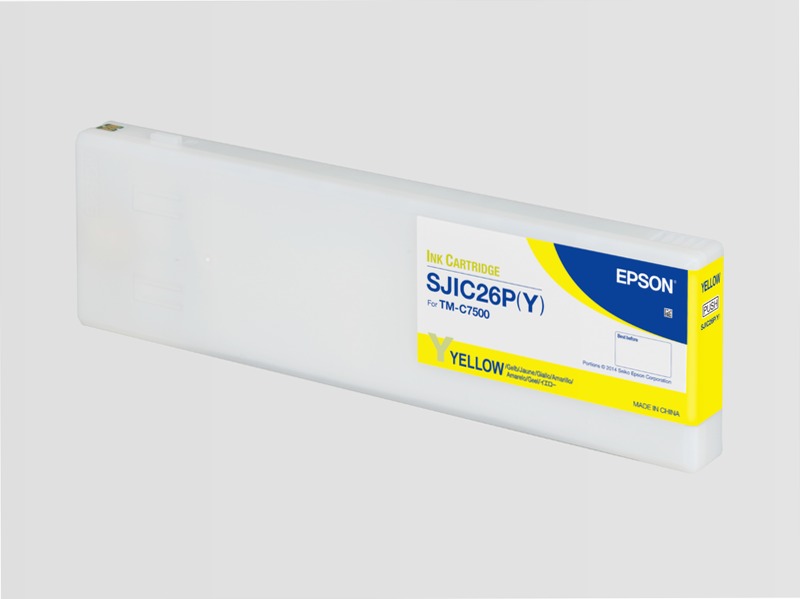SJIC26P(Y): Ink cartridge for ColorWorks C7500 (Yellow)