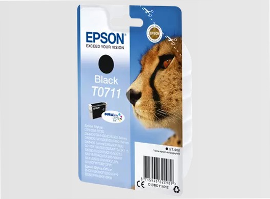 Singlepack Black T0711 DURABrite Ultra Ink