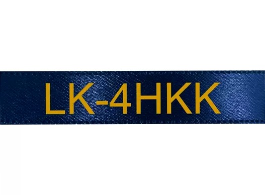 Ribbon Satin Navy/Gold 12mm (5m)