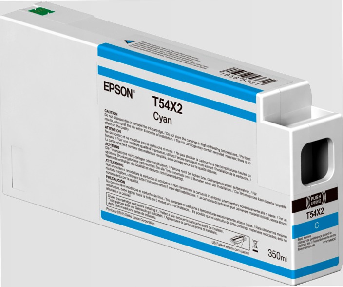 Singlepack Cyan T54X200 UltraChrome HDX/HD 350ml