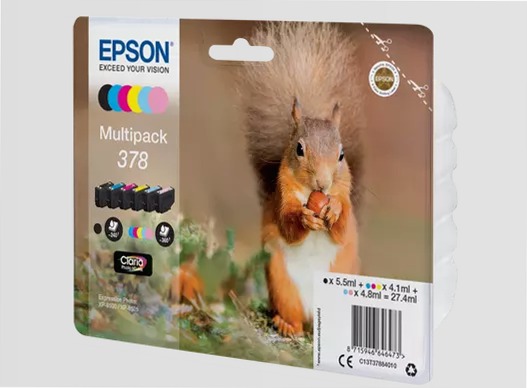 Multipack 6-colours 378 Claria Photo HD Ink