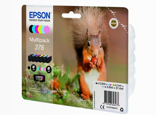 Multipack 6-colours 378 Claria Photo HD Ink