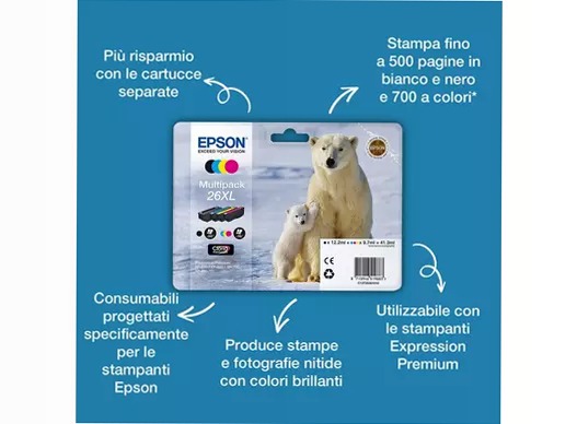 Singlepack Photo Black 26XL Claria Premium Ink