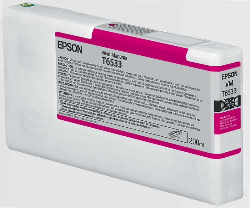 T6533 Vivid Magenta Ink Cartridge (200ml)