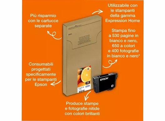 Multipack 5-colours 33XL Claria Premium Ink EasyMail
