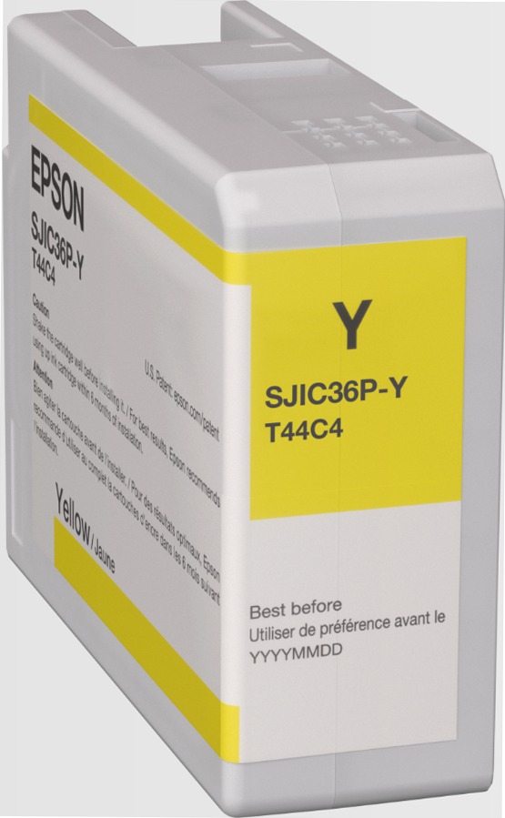 SJIC36P(Y): Ink cartridge for ColorWorks C6500/C6000 (Yellow)