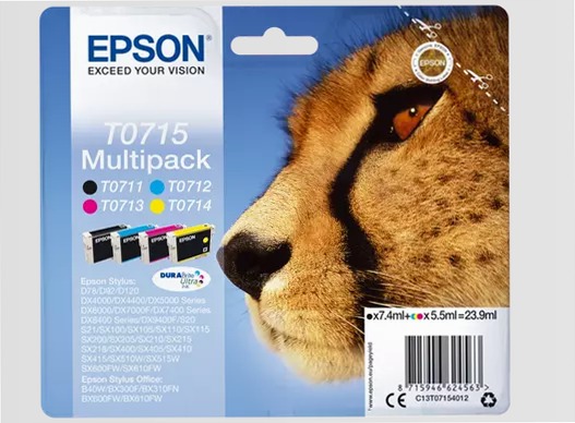 Multipack 4-colours T0715 DURABrite Ultra Ink