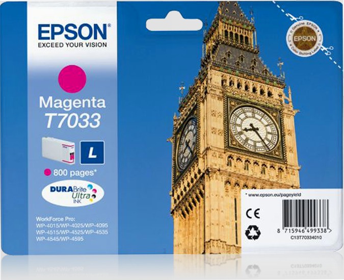 WP4000/4500 Series Ink Cartridge L Magenta 0.8k