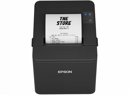 Epson TM-T20IV(102):USB+Serial+Ether,PS,Blk,EU, RS-232 Termica