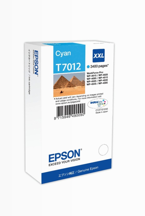 WP4000/4500 Series Ink Cartridge XXL Cyan 3.4k