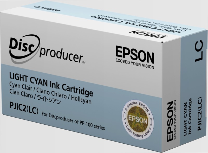 Epson Discproducer Ink Cartridge, Light Cyan (MOQ=10)