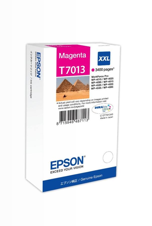 WP4000/4500 Series Ink Cartridge XXL Magenta 3.4k