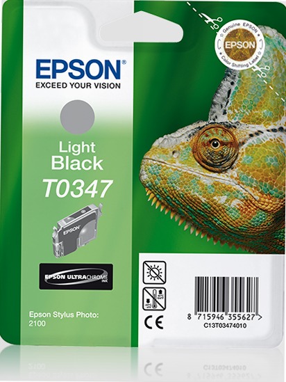 Singlepack Light Black T0347 Ultra Chrome
