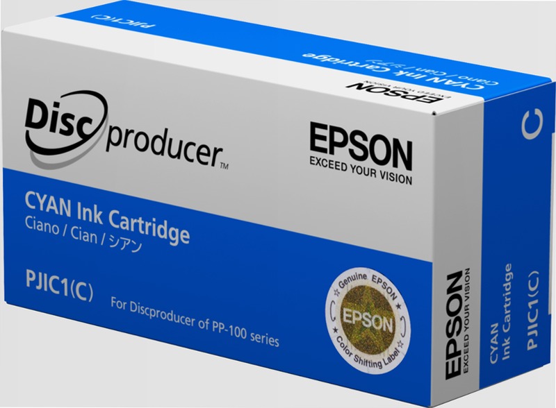 Epson Discproducer Ink Cartridge, Cyan (MOQ=10)