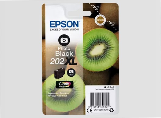 Singlepack Photo Black 202XL Claria Premium Ink