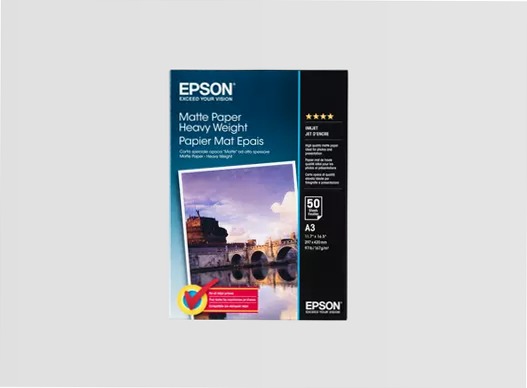 Matte Paper Heavy Weight, DIN A3, 167g/m2, 50 Sheets