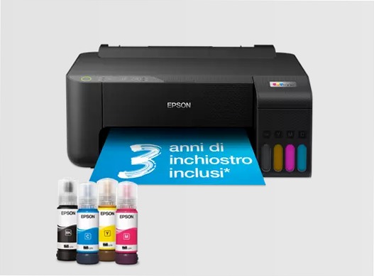 EcoTank ET-1810 stampante A4 Wi-Fi con serbatoi di inchiostro, fino a 3 anni di inchiostro inclusi 100fogli 33ppm