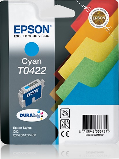 Singlepack Cyan T0422