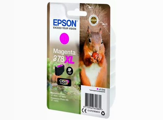Singlepack Magenta 378XL Claria Photo HD Ink