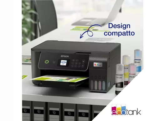 EcoTank ET-2871 stampante multifunzione A4 Wi-Fi con serbatoi di inchiostro, fino a 3 anni di inchiostro inclusi 100fogli 33ppm