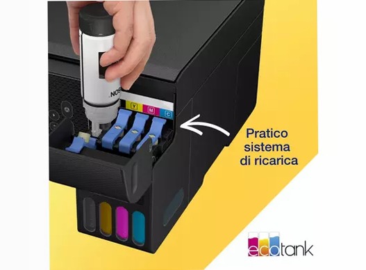 EcoTank ET-2871 stampante multifunzione A4 Wi-Fi con serbatoi di inchiostro, fino a 3 anni di inchiostro inclusi 100fogli 33ppm