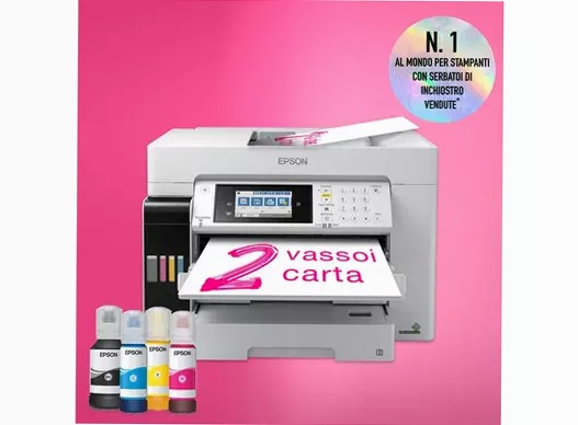 EcoTank ET-16680: stampante multifunzione A3 Wi-Fi 250fogli 25ppm