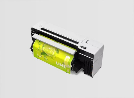 Stampante altamente compatta da 64 pollici con inchiostri eco-solvent SureColor S9100 con spazio colore esteso
