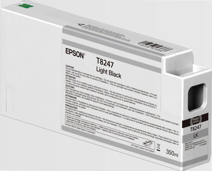 Singlepack Light Black T824700 UltraChrome HDX/HD 350ml