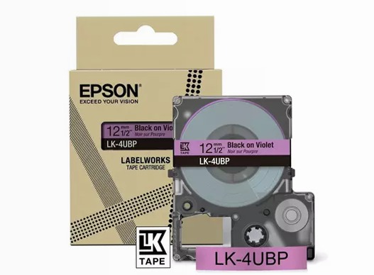 Colour Tape – Violet/Black 12mm (8m) – LK-4UBP