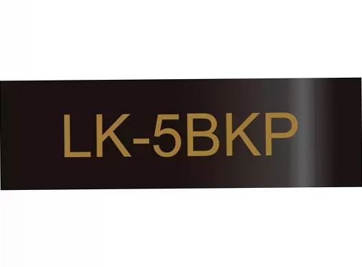 Metallic Tape – Black/Gold 18mm (9m) – LK-5BKP