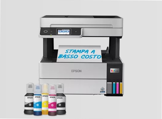 EcoTank Pro ET-5185 Stampante multifunzione A4 Wi-Fi con serbatoi di inchiostro e fax 250fogli 23ppm