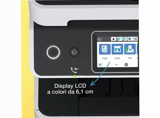 EcoTank Pro ET-5185 Stampante multifunzione A4 Wi-Fi con serbatoi di inchiostro e fax 250fogli 23ppm