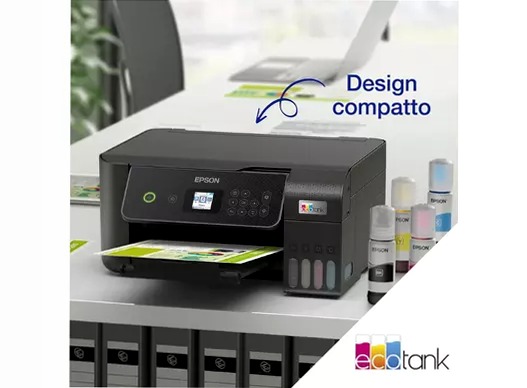 EcoTank ET-2870 stampante multifunzione A4 Wi-Fi con serbatoi di inchiostro, fino a 3 anni di inchiostro inclusi 100fogli 33ppm