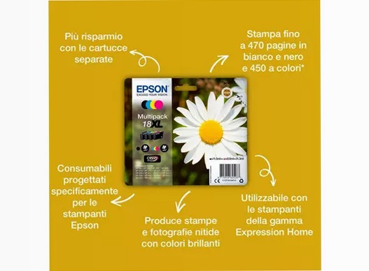 Singlepack Black 18 Claria Home Ink