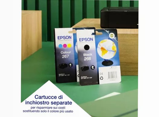 Stampante inkjet portatile monofunzione A4WorkForce WF-110W 14ppm