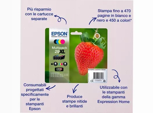 Multipack 4-colours 29 Claria Home Ink