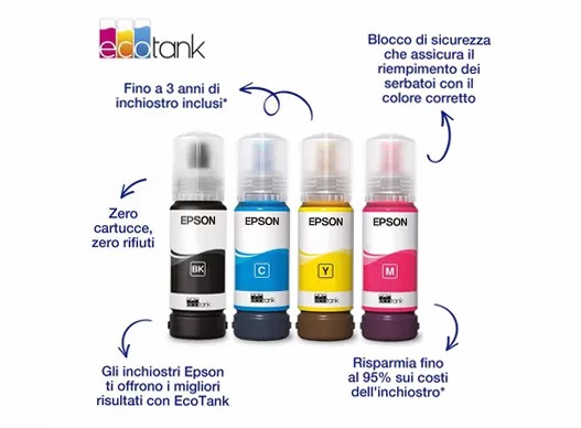 Inchiostro Cyan per EcoTank 103