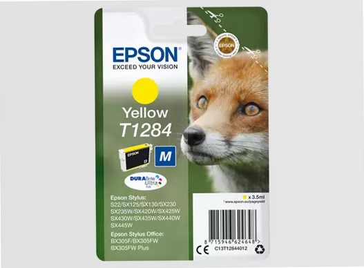 Singlepack Yellow T1284 DURABrite Ultra Ink
