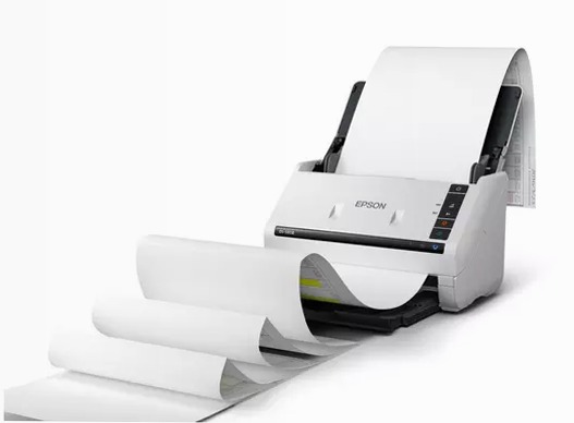 Lo scanner fronte/retro WorkForce DS-530III consente di digitalizzare rapidamente i documenti aziendali