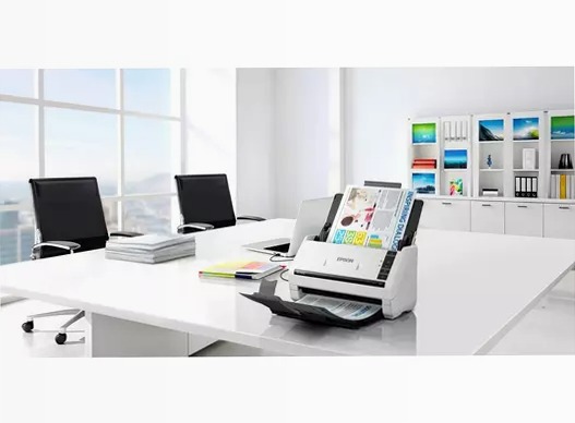 Lo scanner fronte/retro WorkForce DS-530III consente di digitalizzare rapidamente i documenti aziendali